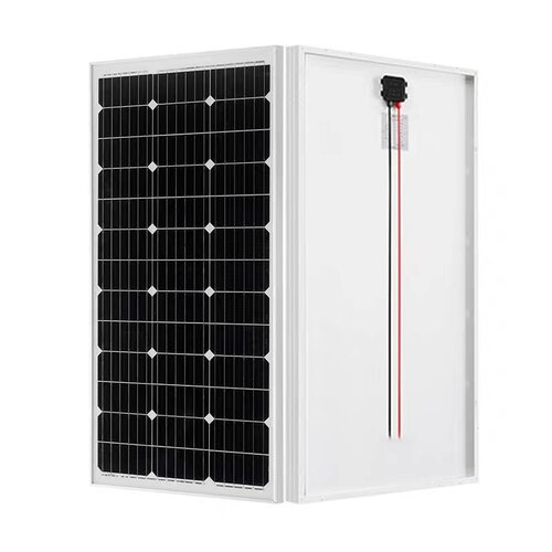 HOT包邮单晶太阳能电池板18V30W单晶50W100W充12V电瓶充电 - 图3