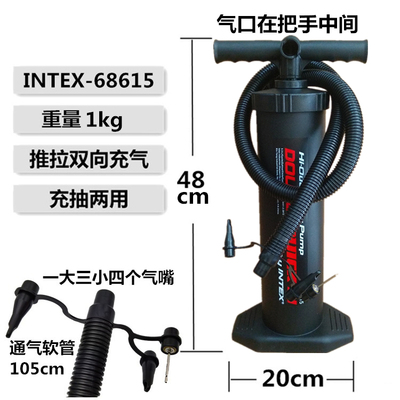 游泳圈充气玩具打气筒 沙发床垫瑜伽水池浮床户外大号快速手泵 - 图2