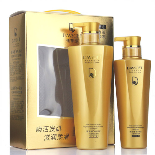 超市正品迪菲娜蜗牛原液洗发水露护发素分叉干枯头油头屑断发修复 - 图1