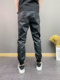 Leather pants plus fleece warm and windproof casual leather pants