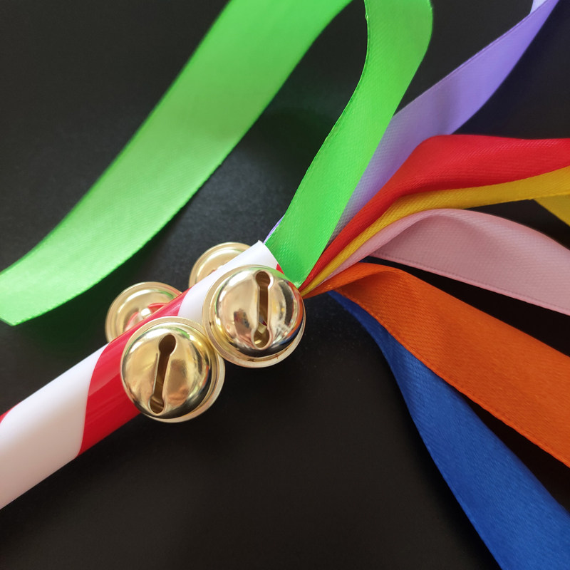 幼儿园花棍八铃铛器械操儿童早操舞蹈道具莲响棒七彩元旦花棍管,淘宝优惠券,粉丝福利购,淘宝优惠卷