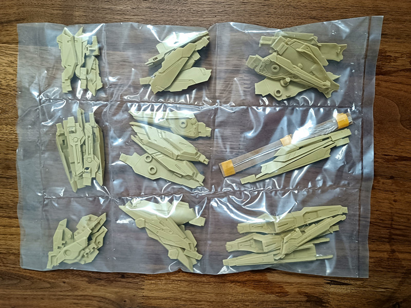 CGK财喵喵 MG 1/100主天使 GK树脂白模改件扩展包改件-图1