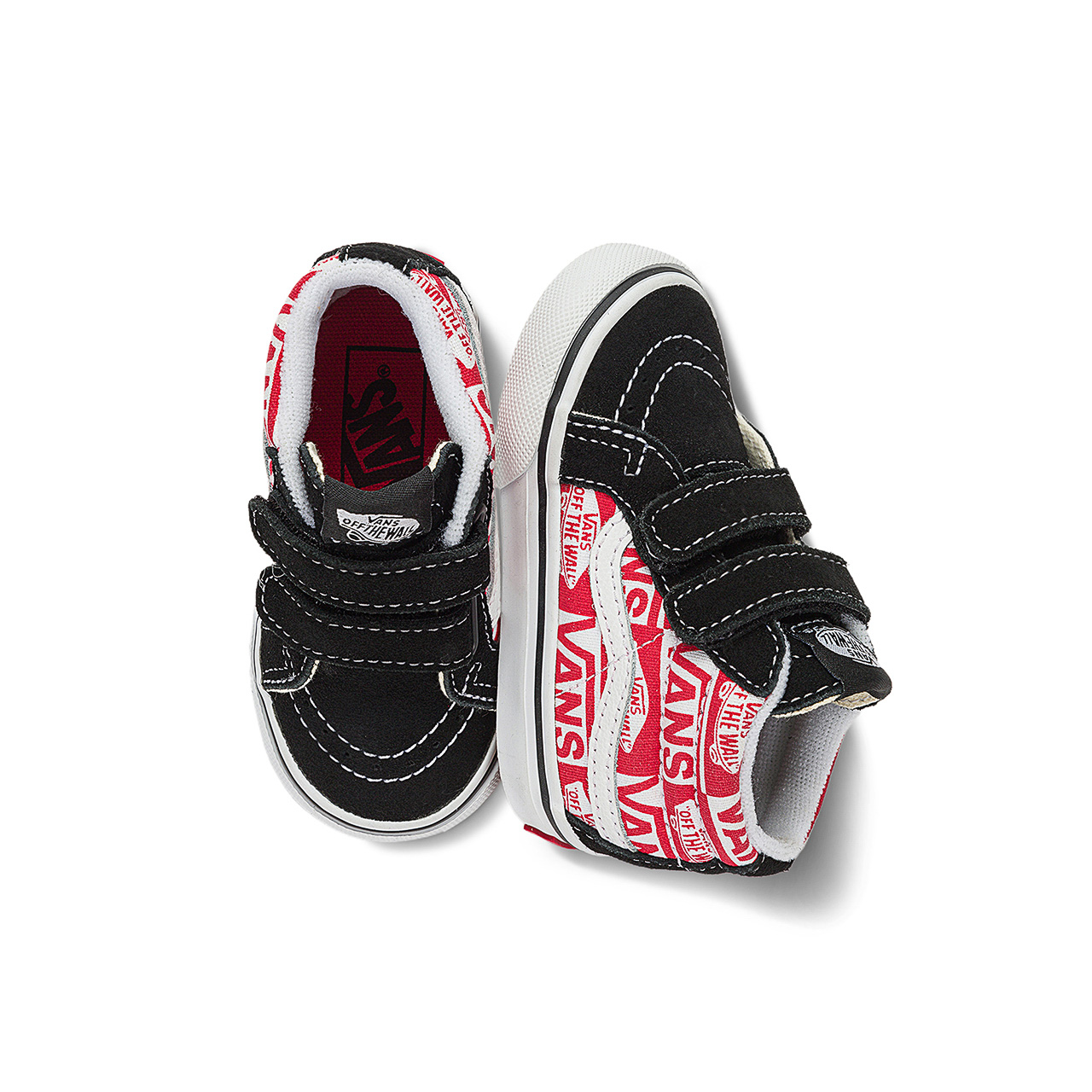 【狂欢节】Vans范斯童鞋官方 SK8-Mid Reissue V魔术贴小童板鞋 - 图3