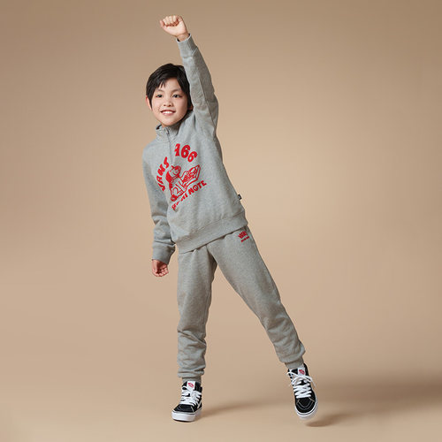 Vans范斯童装官方 小童针织长裤卫裤简约舒适束口 - 图3