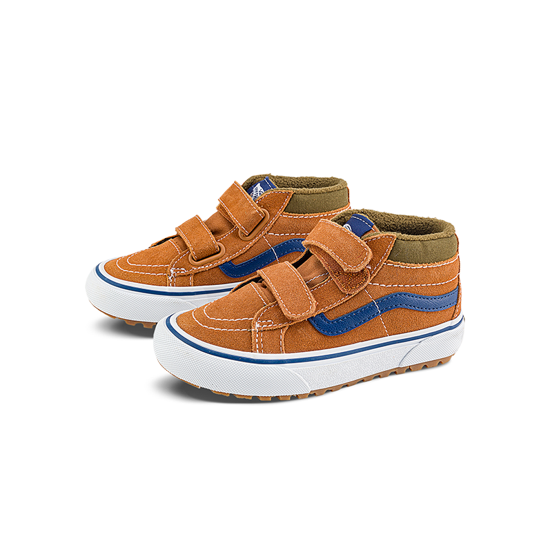 Vans范斯童鞋官方 MTE SK8-Mid Reissue V棕户外加厚中大童登山鞋 - 图0