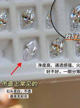 MISS HELEN 马眼水滴耳钉女耳夹无耳洞耳环小众设计感百搭耳饰