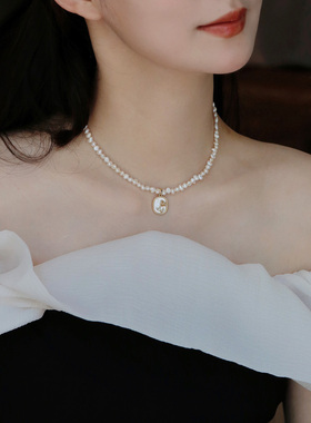 巴洛克不规则天然珍珠项链