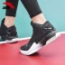 Giày bóng rổ Anta ngôi sao theo dõi học sinh cao để giúp giày thể thao nam 2019 mùa thu trang web chính thức KT4 air cushion shock shock kháng giày nam - Giày bóng rổ