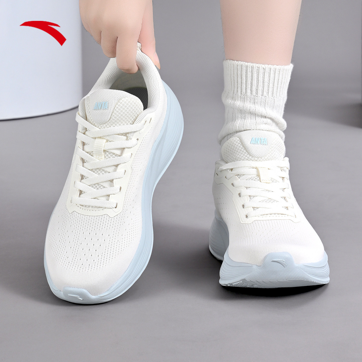 安踏女鞋运动鞋女款2025冬季新款正品轻便软底休闲跑步鞋子女,淘宝优惠券,粉丝福利购,淘宝优惠卷