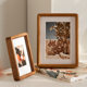Photo frame photo washing solid wood simple modern