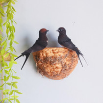 Simulation Swallow Swallow Nest Oatbird Nest Spring Beauty Chen Adornment Small Swallow Soft Adornment Emulation Small Bird