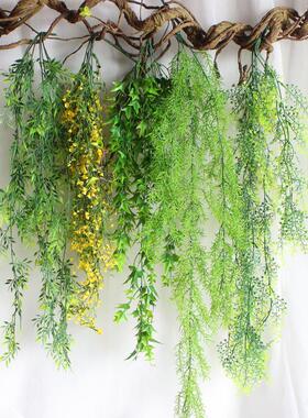 仿真植物壁挂地瓜叶吊灯植物墙