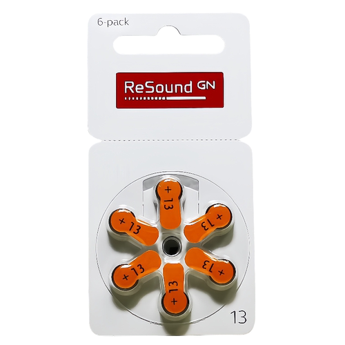 ReSound GN瑞声达锌空助听器电池A13德国进口峰力唯听奥迪康PR48 - 图3