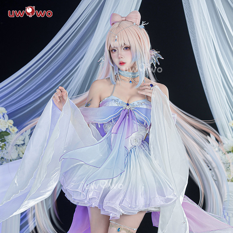 预售uwowo悠窝窝原神cosplay珊瑚宫心海人鱼水精灵礼服cos 服装女