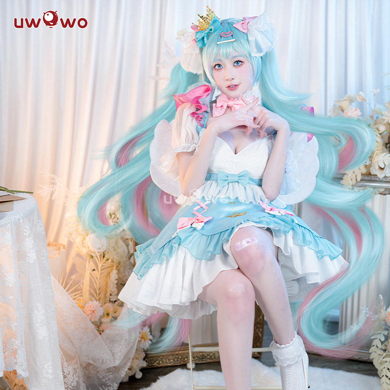 预售Uwowo悠窝窝初音未来初音梦幻公主cos 服装女 MIKU手办同款 - 图1