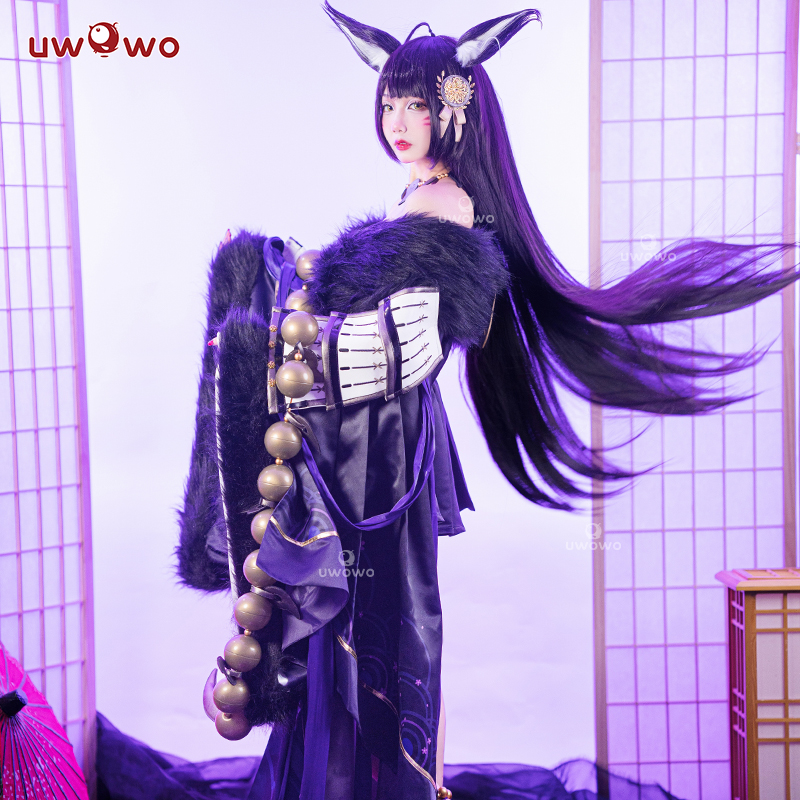 现货Uwowo悠窝窝碧蓝航线鳄cosplay服装女日系和风游戏同款武藏-图1