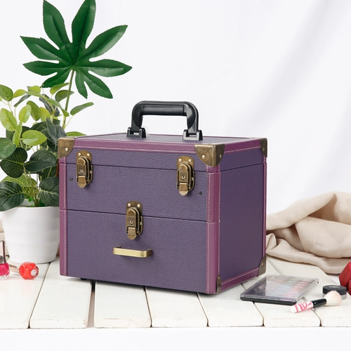 Портативная профессиональная база под макияж, вместительный и большой ящик для хранения для маникюра, коробка