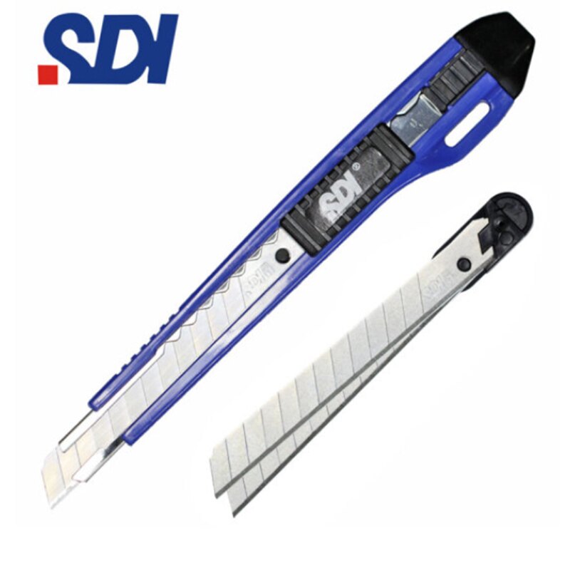 正品 Sdi手牌锐利小美工刀 0404d美工刀工具刀裁纸刀带钢套虎窝淘 