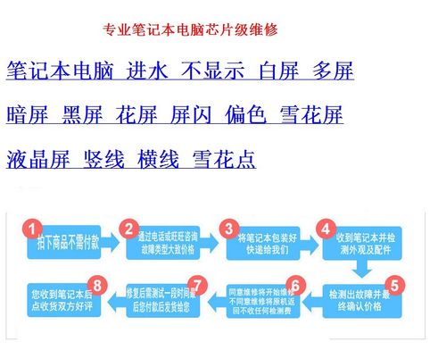 适用于msi微星GF63换电池屏幕键盘摔坏死机蓝屏不开机笔记本维修-图3