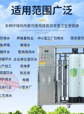去离子水纯净水水处理银雀反渗透