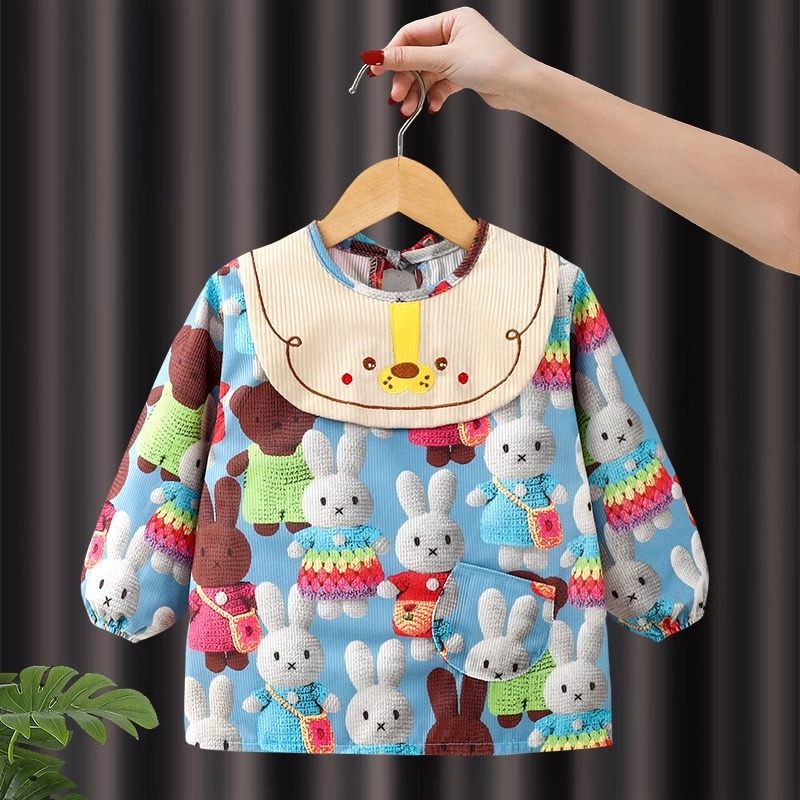 宝宝罩衣防水防脏儿童秋冬季女男宝反穿衣围兜吃饭衣外穿婴儿围裙,淘宝优惠券,粉丝福利购,淘宝优惠卷