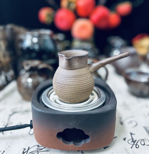小型便携式家用电炉子甘肃罐罐茶煮茶快速熬茶加热炉子陶泥炉明火 - 图1