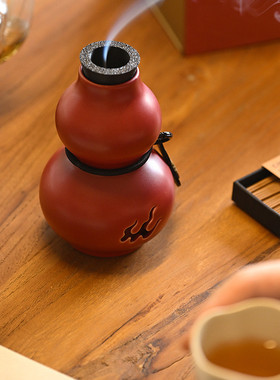 福气满满葫芦香器礼盒线香香插禅