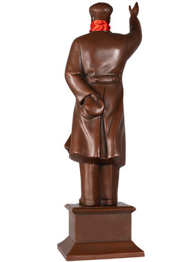 毛主席铜像全身站像挥手人物家居