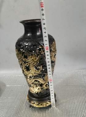 古董古玩批发仿古铜雕刻镂空点金