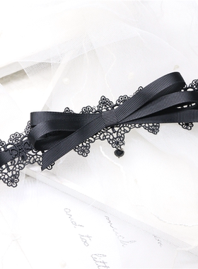 choker洛丽塔萝莉风蕾丝短项链