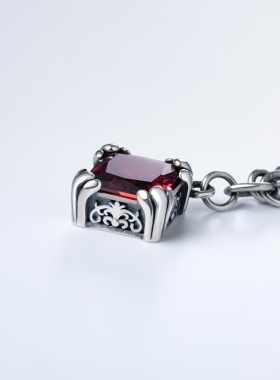 海盗船银饰个性项链不对劲链子