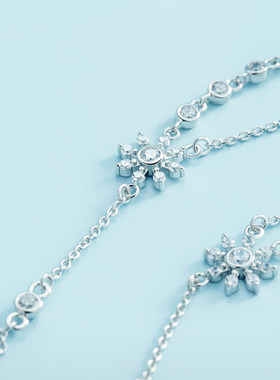 海盗船银饰暮雪项链秋冬首饰