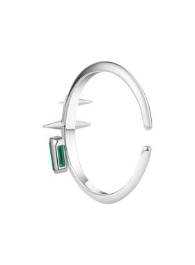 海盗船银饰北极星戒指