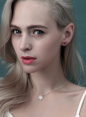 海盗船银饰925银项链女简约轻奢