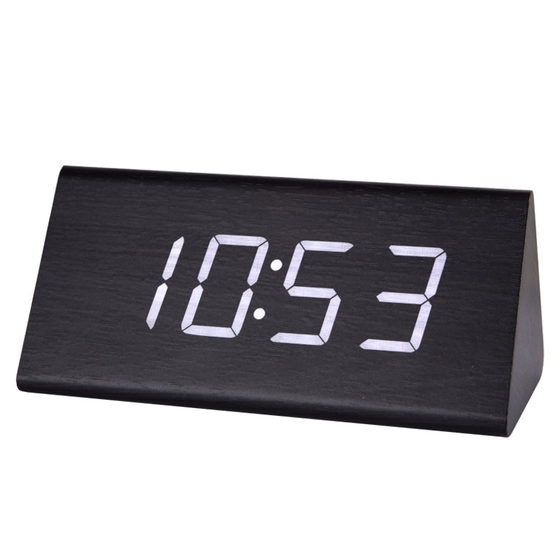 Simple electronic clock creative table clock home alarm clock retro watch luminous mute living room clock bedside clock desktop