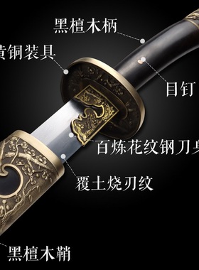 傲骨刀龙泉千字号宝剑一体清绣春刀剑防身雁翎刀明刀冷兵器未开刃