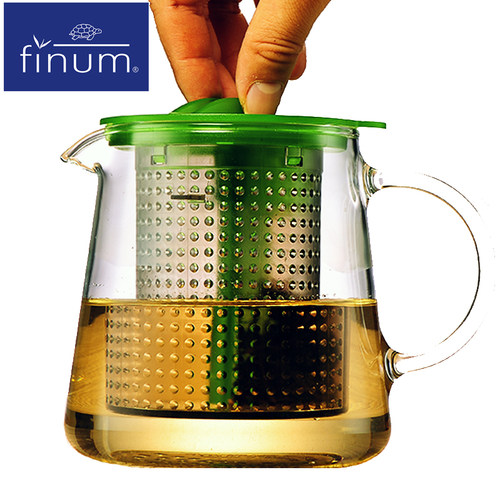 德国finum芬伦玻璃泡茶壶耐高温过滤冲茶器茶水分离套装高级单壶 - 图2