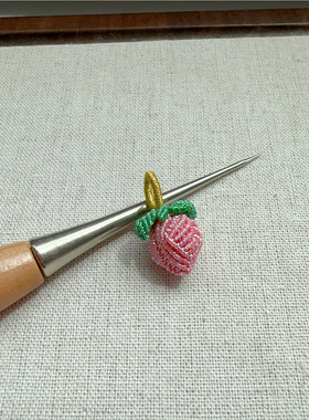 幻彩编织粽子挂件草莓手链女配件