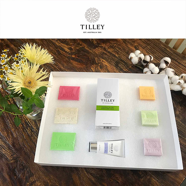 澳洲进口tilley礼盒套装身体乳香皂 普特森居家日用香皂