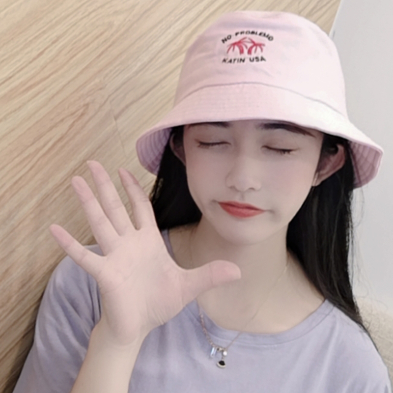 秀奴曼旗舰店网红小帽檐时尚清新小号渔夫帽女韩版百搭夏季薄款防晒遮阳帽子潮1