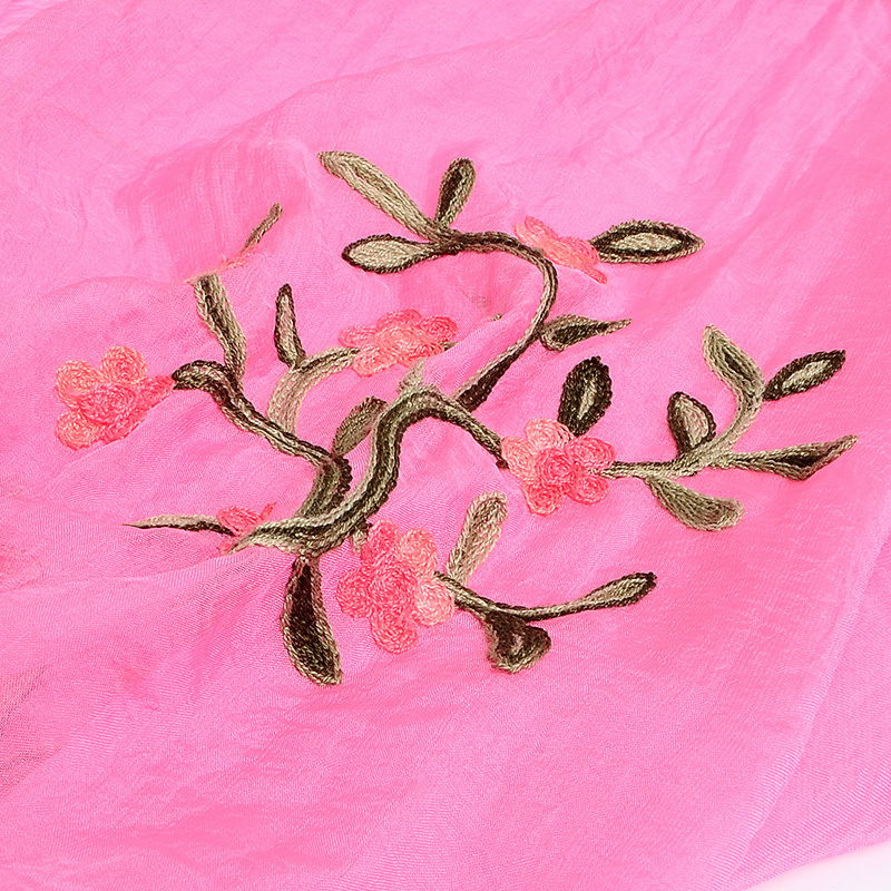 秀奴曼旗舰店新款防晒衣女夏季外搭潮流刺绣百搭仙女超薄丝巾骑车短款披肩2