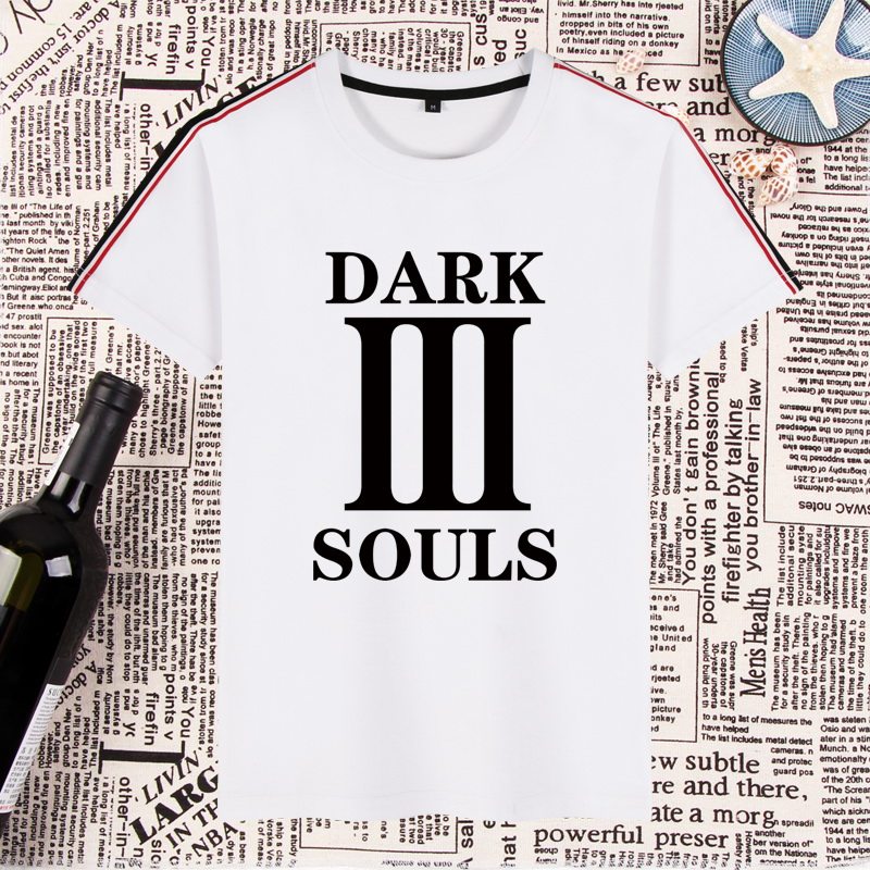 欧美bf风潮流黑暗之魂太阳骑士t恤 波阁T恤