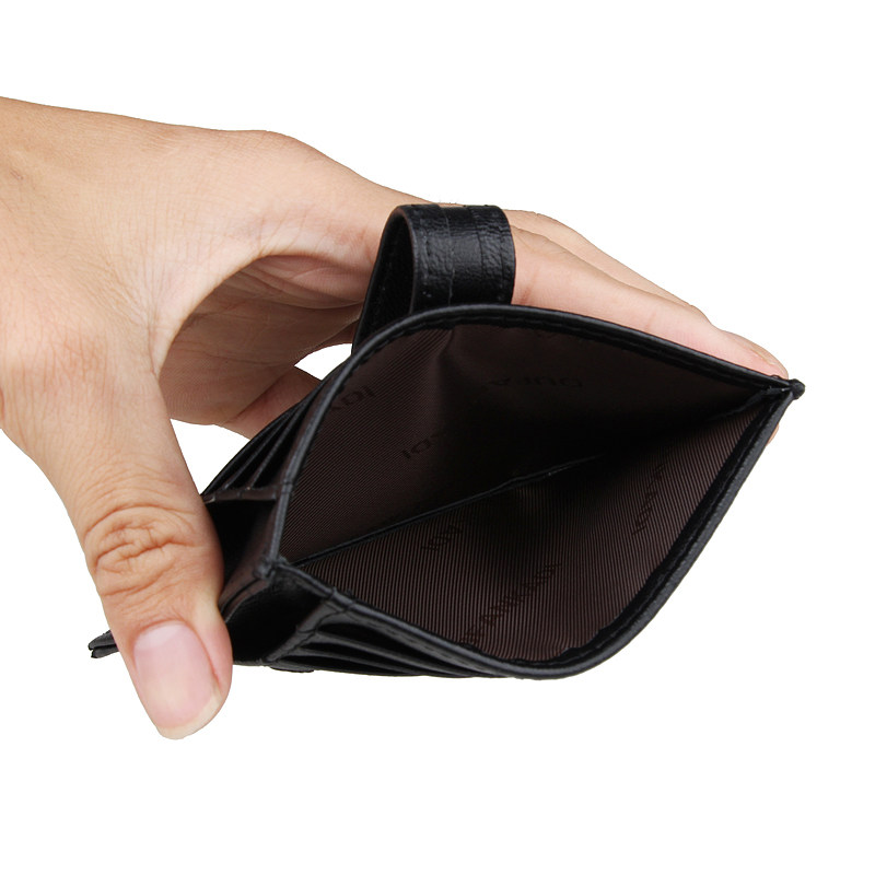 超薄小卡包男士真皮多卡位零钱包 oufankadi卡包