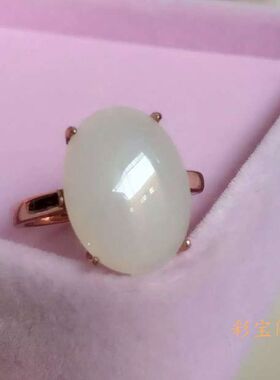 s925银简约四爪戒指空托 椭圆13x17 13x18 14x17 15x19 16x21