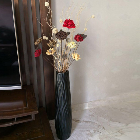 Vase Decoration Living Room Flower Arrangement Dried Flower Bouquet Home Furnishing Decoration Living Room Floor Branches