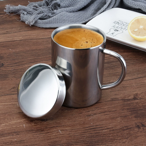 Двухэтажная детская ручка из нержавеющей стали со стаканом для домашнего использования