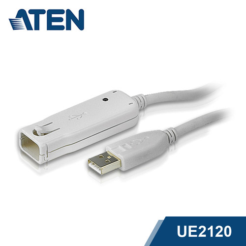 ATEN宏正usb延长线 公对母电脑usb加长连接线12米 UE2120 - 图0