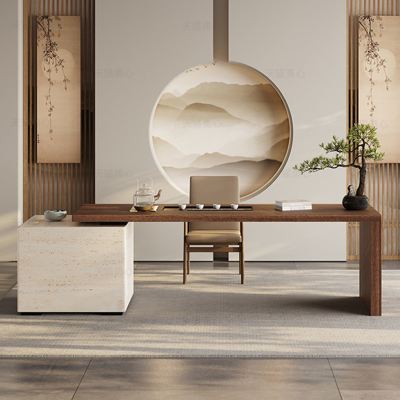 勇心茶桌椅组合高定轻奢办公室冲泡一体会客接待桌椅茶台茶几,淘宝优惠券,粉丝福利购,淘宝优惠卷