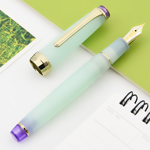 直邮 日本Sailor写乐钢笔SHIKIORI四季织雨音21K平顶春雨雾雨3059 - 图0