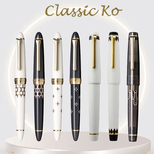 直邮Sailor写乐钢笔Classic莳绘莲花螺钿10-3546/3547/8069/ 8071 - 图0